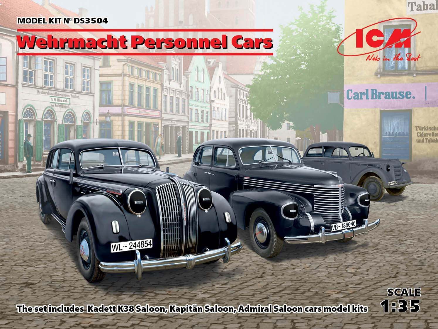 Wehrmacht Personnel Cars in 1:35 / DS3504