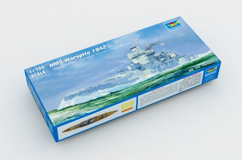 HMS Warspite 1942 von Trumpeter in 1:550 / 05795