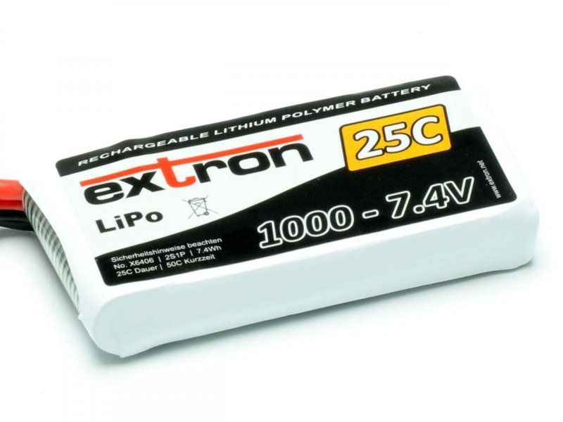 Extron LiPo 1000 mAh / 7,4 Volt