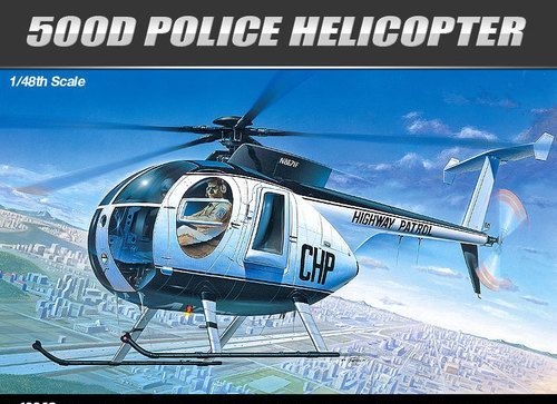 Hughes 500D "Polizei" in 1:48 / 12249