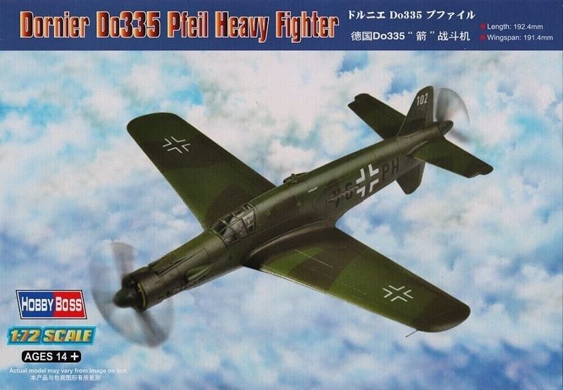 Dornier Do 335 "Pfeil" in 1:72