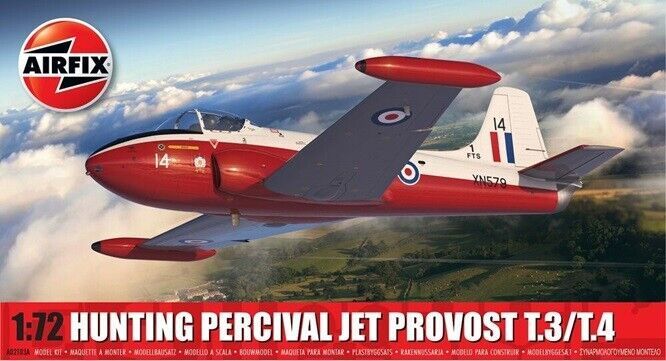 Hunting Percival Jet Provost T.3/T.4 in 1:72 A02103A Hunting Percival Jet Provost T.3/T.4 in 1:72 A02103A
