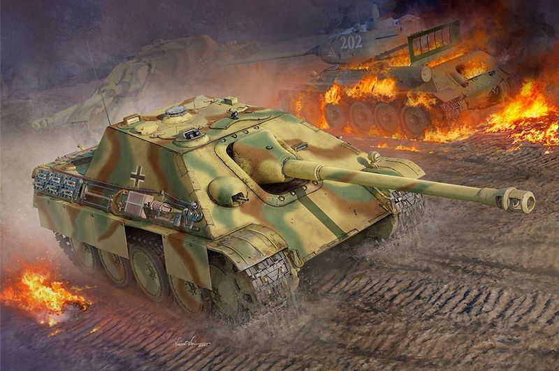 German Kfz 173 Jagdpanther Late Version in 1:16 / 00935 German Kfz 173 Jagdpanther Late Version in 1:16 / 00935
