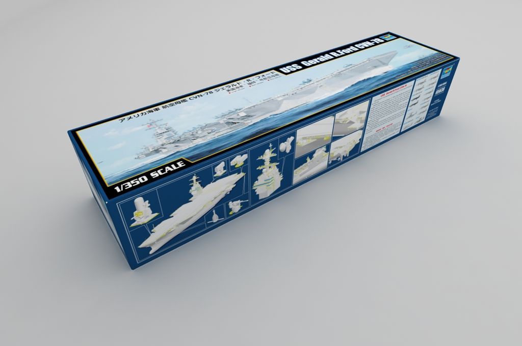 USS Gerald R.Ford CVN-78 in 1:350 / 05638 USS Gerald R.Ford CVN-78 in 1:350 / 05638