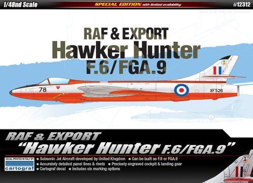 RAF & Export Hawker Hunter F.6/Fga.9 in 1:48 / 12312