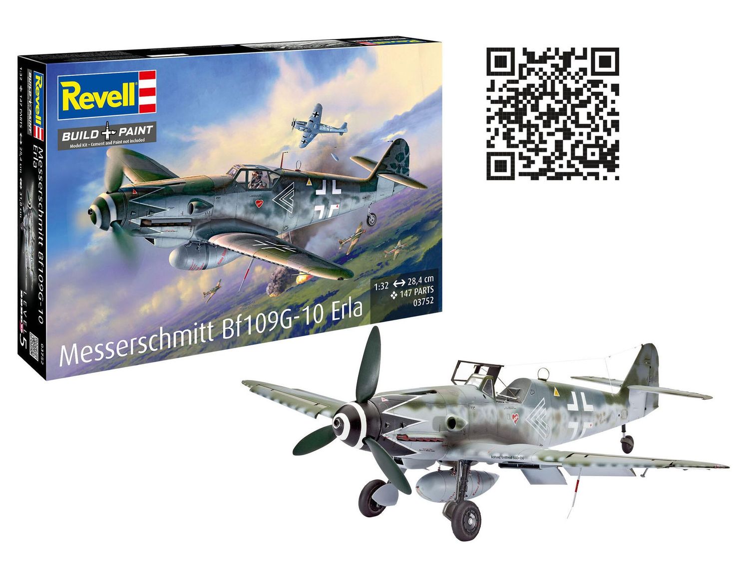 Messerschmitt Bf109G-10 Erla / 1:32 Messerschmitt Bf109G-10 Erla / 1:32