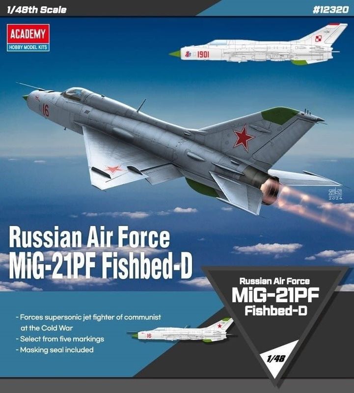 MiG 21PF Fishbed D in 1:48 / 12320