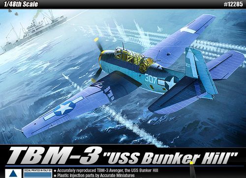 TBM-3 USS Bunkerhill in 1:48 / 12285 TBM-3 USS Bunkerhill in 1:48 / 12285