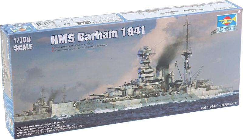 HMS Barham 1941 in 1:700 / 05798
