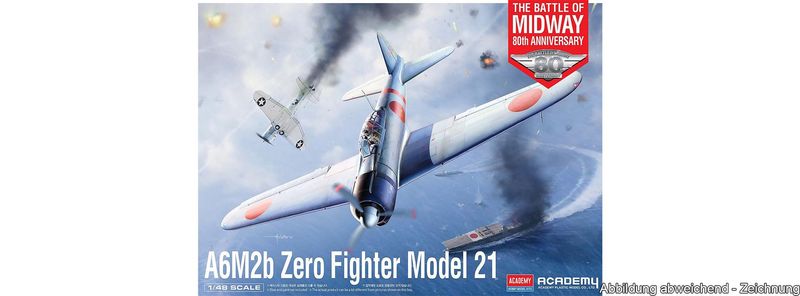 A6M1b Zero Fighter Model 21 in 1:48 / 12352