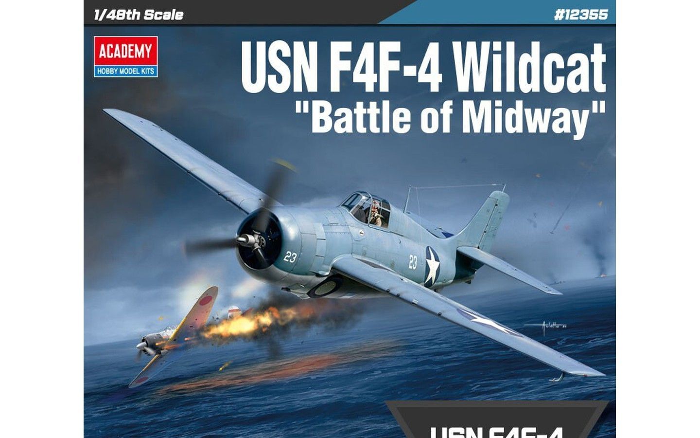 USN F4F-4 Wildcat in 1:48 / 12355
