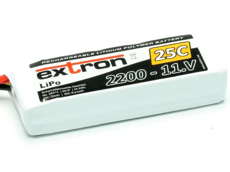 Extron LiPo 2200 mAh / 11,1 Volt Extron LiPo 2200 mAh / 11,1 Volt