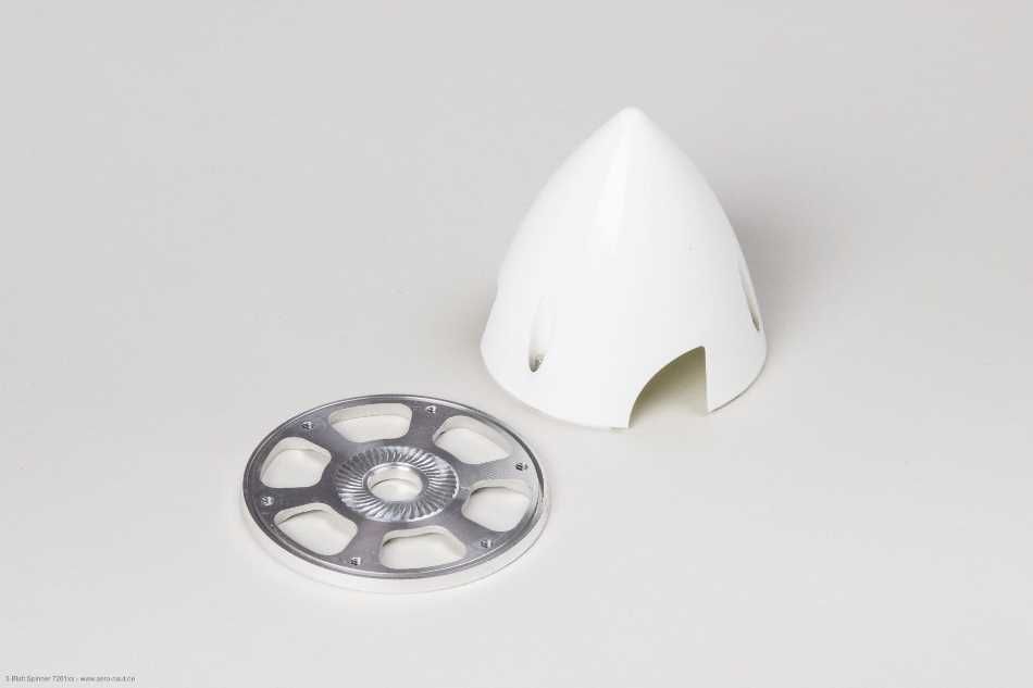 Spinner 3-Blatt A/K 70mm, Weiß