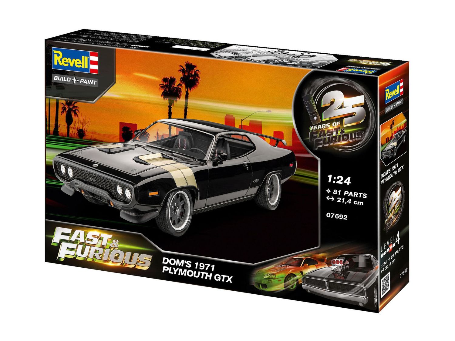 Fast & Furious Dominics 1971 Plymouth GTX/ 1:24