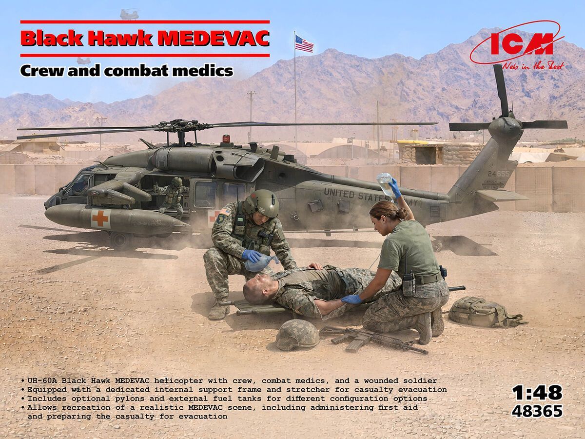 UH-60A Black Hawk Medevac 1:48 / 48365 UH-60A Black Hawk Medevac 1:48 / 48365