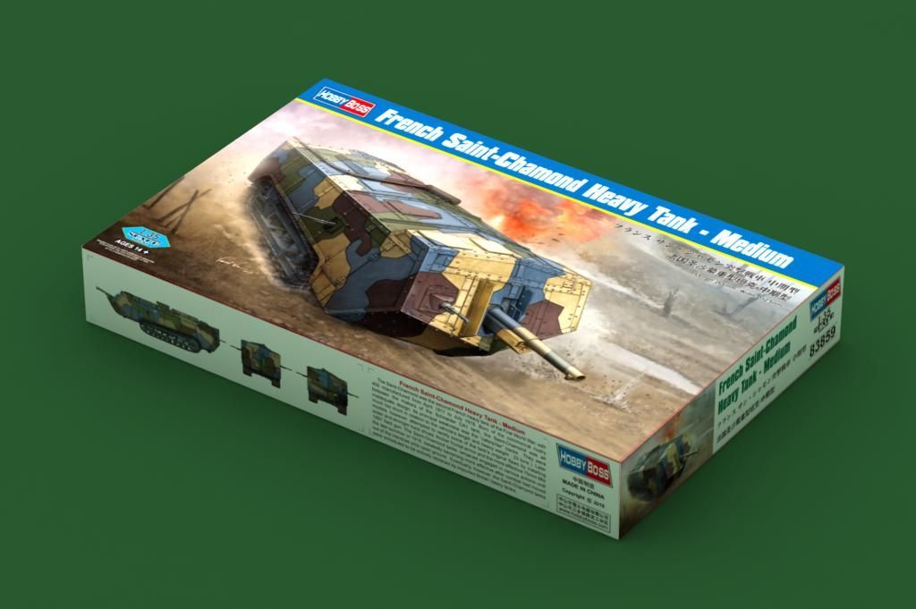 French Saint-Chamond in 1:35 / 83859 French Saint-Chamond in 1:35 / 83859