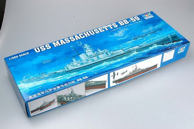 USS Massachusetts BB-59 von Trumpeter in 1:350 / 05306