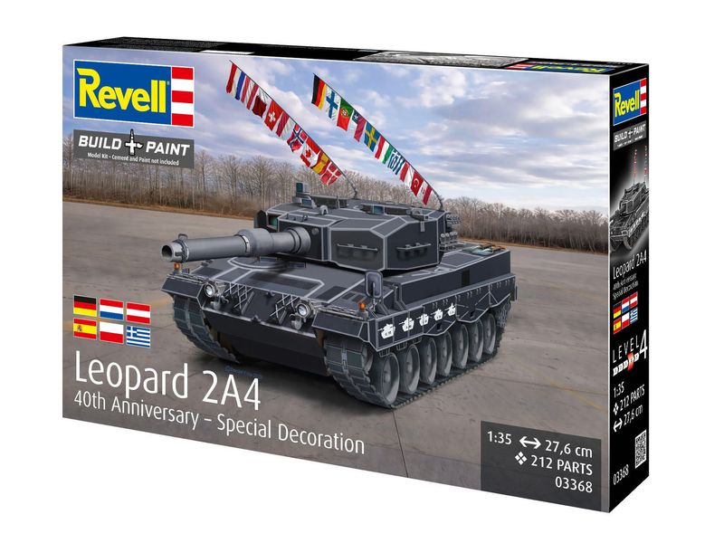 Leopard 2A4 Leopard 2A4 "Spezial Decor" / 1:35