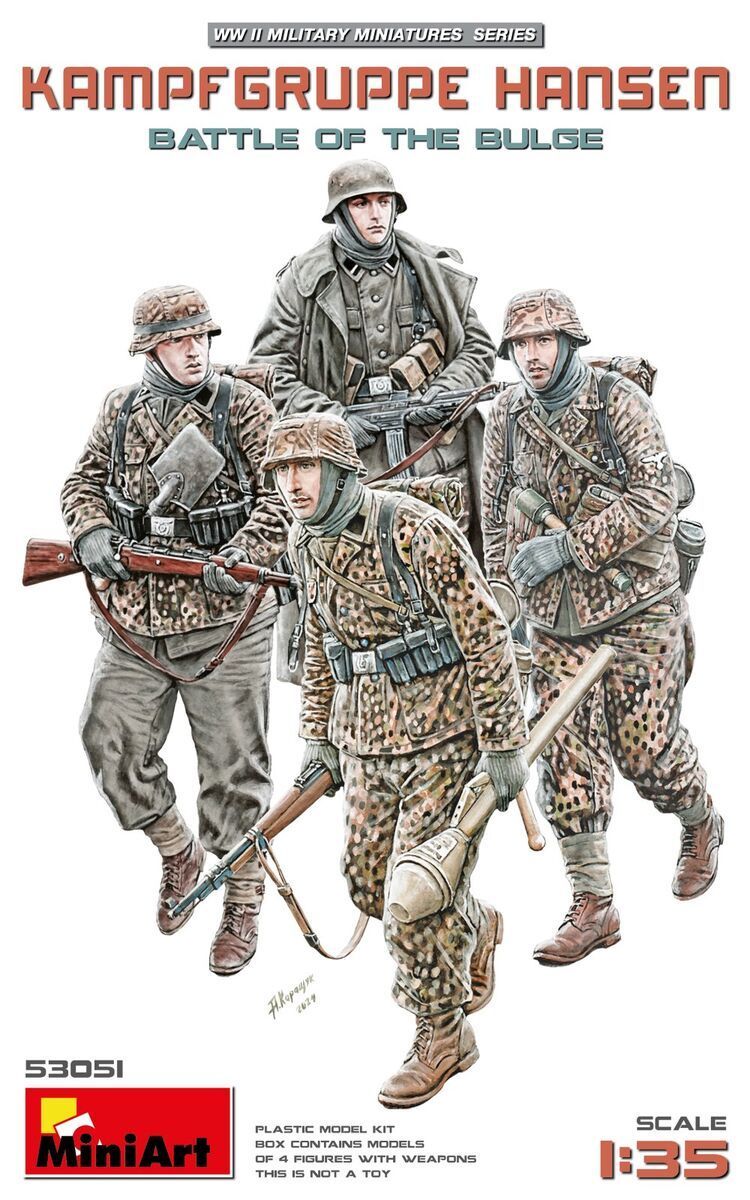 Kampfgruppe Hansen Figuren in 1:35 Kampfgruppe Hansen Figuren in 1:35
