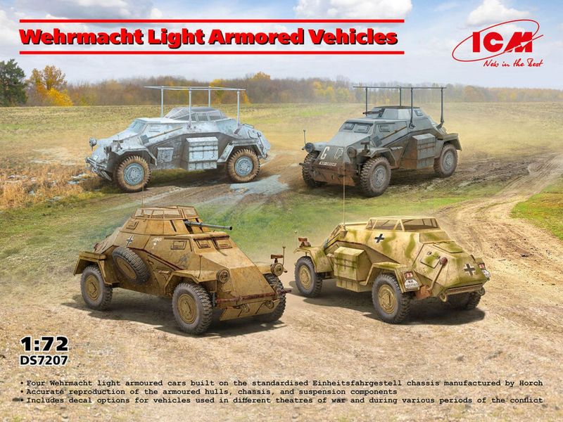 Wehrmacht Light Vehicles in 1:72 / 7207 Wehrmacht Light Vehicles in 1:72 / 7207