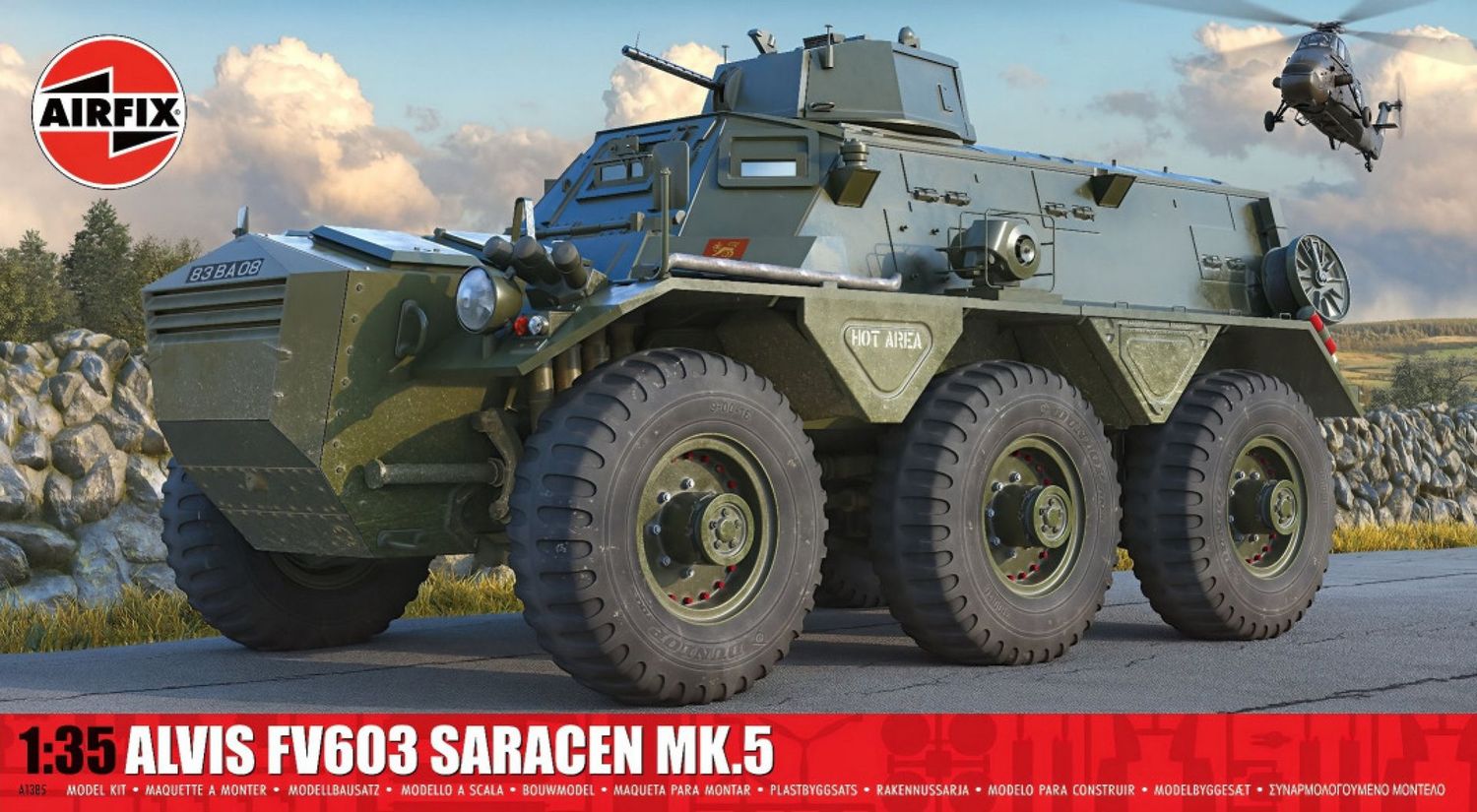 Alvis FV603 Saracen Mk.5 in 1:35 / A1385 Alvis FV603 Saracen Mk.5 in 1:35 / A1385