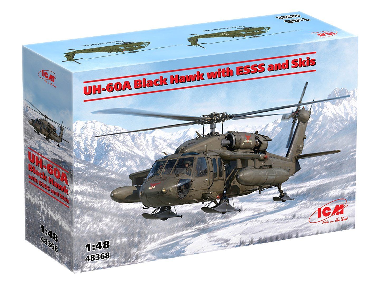 UH-60A Black Hawk with ESSS and Skis 1:48 / 48368 UH-60A Black Hawk with ESSS and Skis 1:48 / 48368