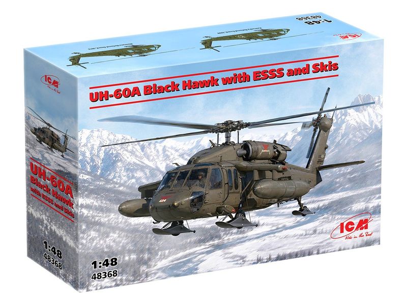UH-60A Black Hawk with ESSS and Skis 1:48 / 48368 UH-60A Black Hawk with ESSS and Skis 1:48 / 48368
