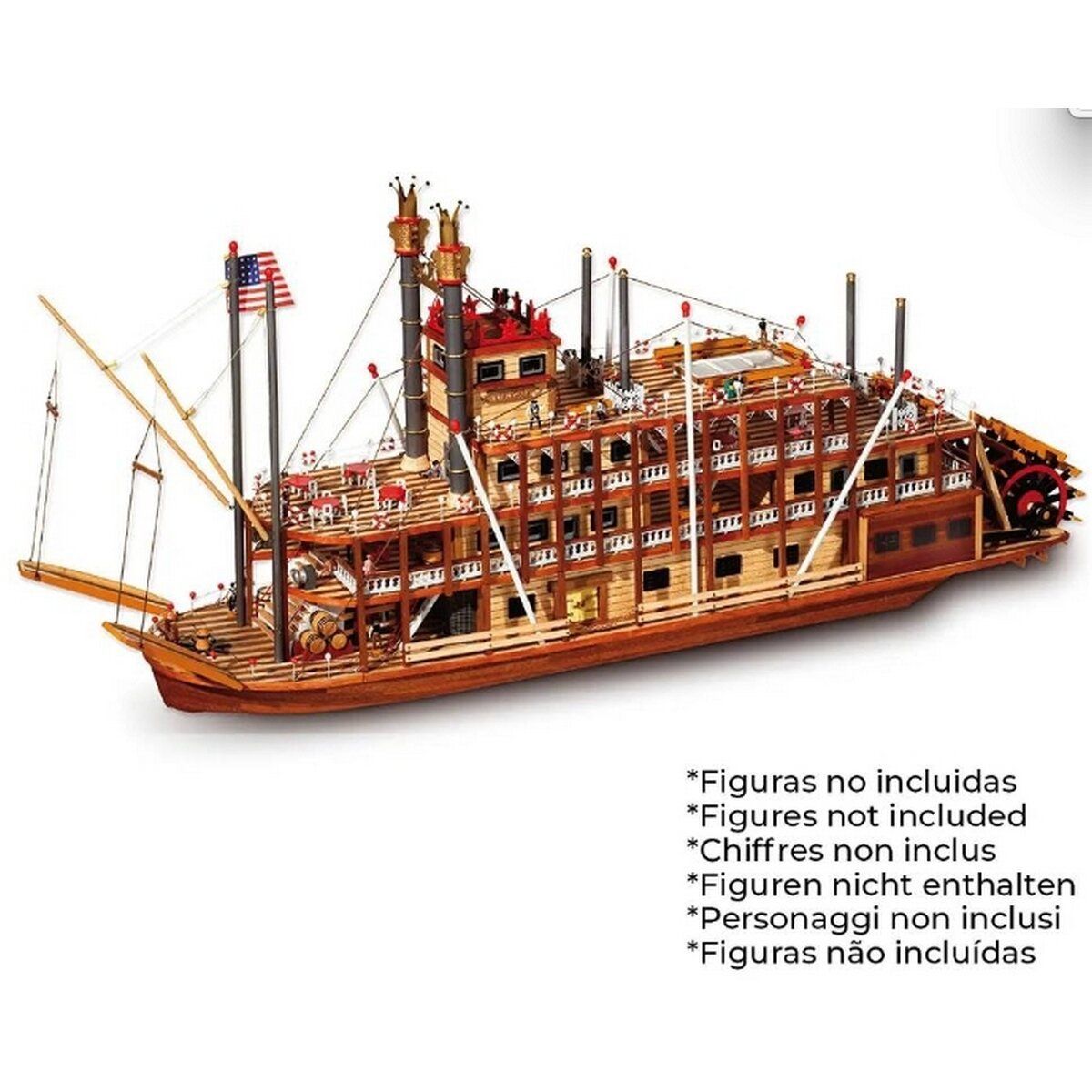 Mississippi Heckraddampfer 1:80, von Krick / Occre Mississippi Heckraddampfer 1:80, von Krick / Occre