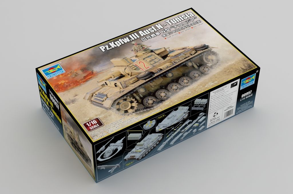 Pz.Kpfw.III "Tunesia" in 1:16 / 00957
