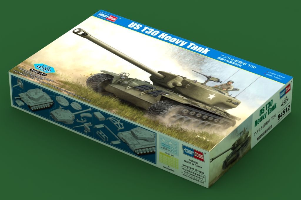 US T30 Heavy Tank Panzer in 1:35 / 84512 US T30 Heavy Tank Panzer in 1:35 / 84512