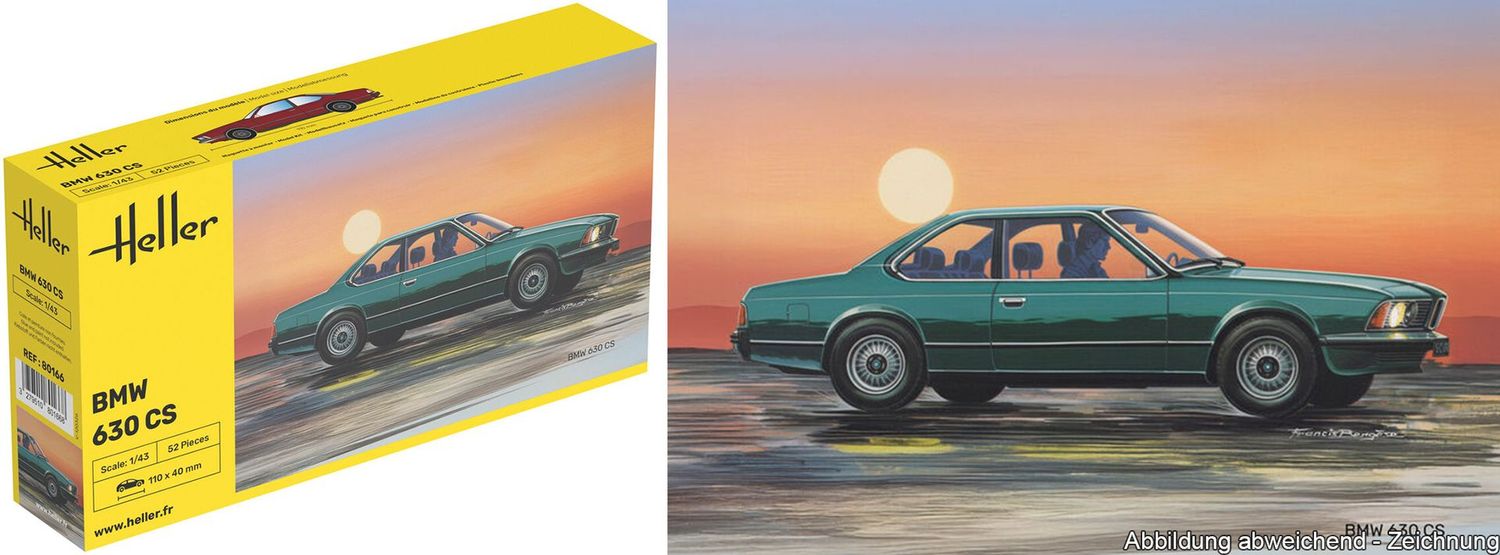 BMW 630 CS in 1:43 / 80166 BMW 630 CS in 1:43 / 80166