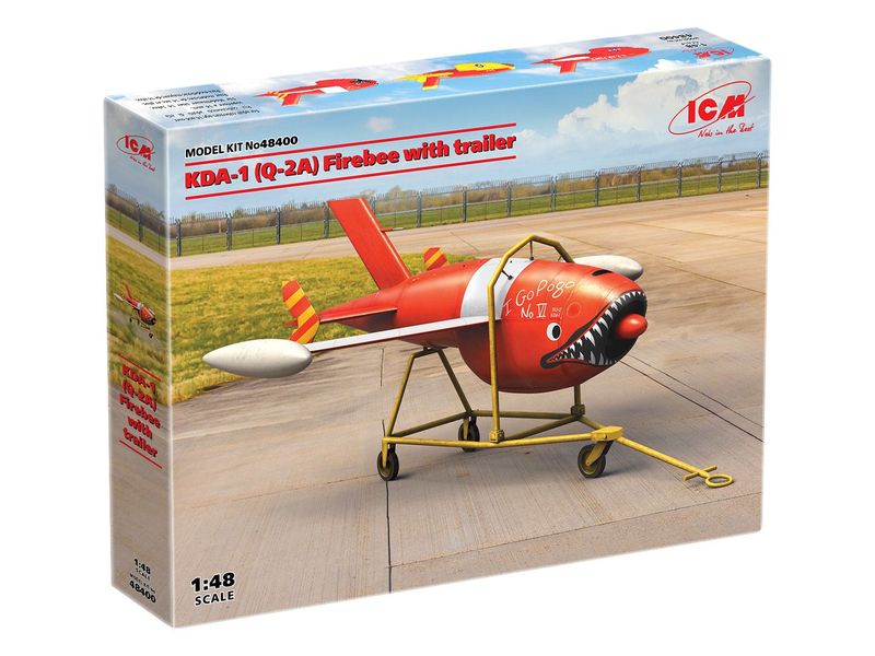 Q.-2A (KDA-1) Firebee with Trailer 1:48 / 48400 Q.-2A (KDA-1) Firebee with Trailer 1:48 / 48400