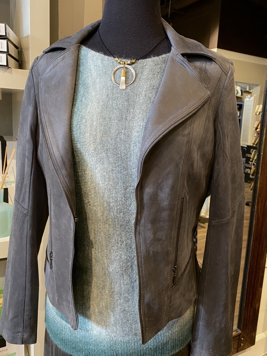 CharlieB Faux Suede Jkt S