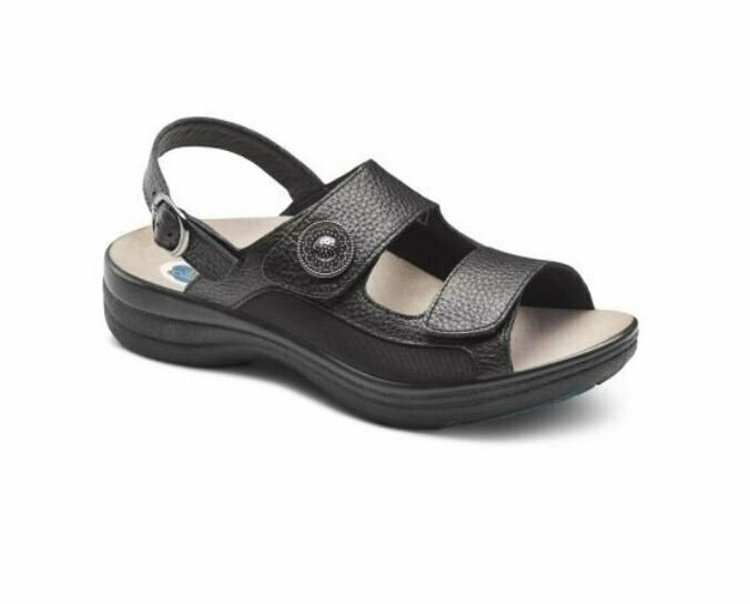 Dr Comfort Womens' Lana Sandal - Black