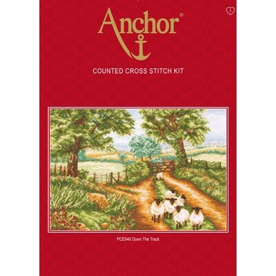 Anchor Essentials Cross Stitch Kit - Down the Track Anchor Essentials Cross Stitch Kit - Down the Track