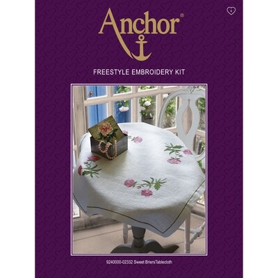 Anchor Essentials Freestyle Kit - Sweet Briers Tablecloth Anchor Essentials Freestyle Kit - Sweet Briers Tablecloth