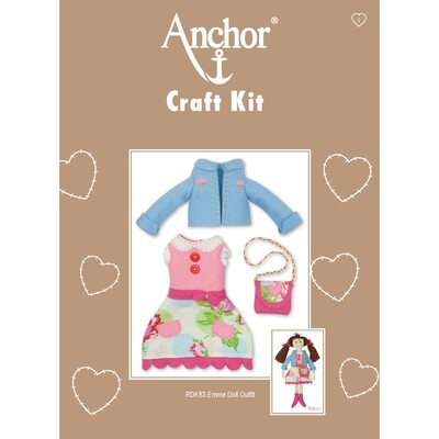Anchor Craft Kit- Emma Doll Outfit Anchor Craft Kit- Emma Doll Outfit