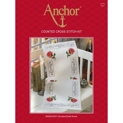Anchor Essentials Cross Stitch Kit - Decorative Runner Anchor Essentials Cross Stitch Kit - Decorative Runner