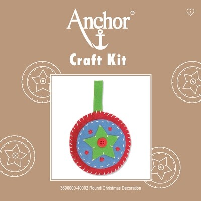 Anchor 1st Kit - Round Xmas Decoration Anchor 1st Kit - Round Xmas Decoration