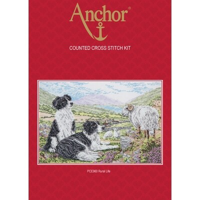 Anchor Essentials Cross Stitch Kit - Rural Life Anchor Essentials Cross Stitch Kit - Rural Life