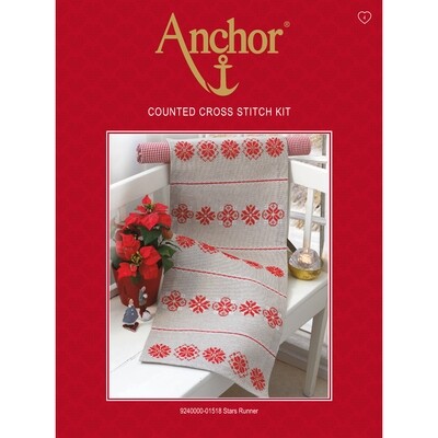 Anchor Essentials Cross Stitch Kit - Star Runner Anchor Essentials Cross Stitch Kit - Star Runner