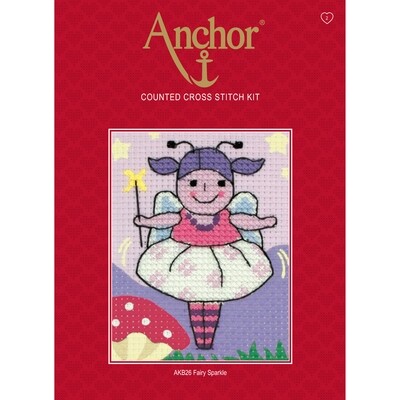 Anchor Starter Cross Stitch Kit - Fairy Sparkle Anchor Starter Cross Stitch Kit - Fairy Sparkle