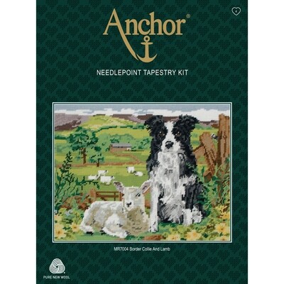 Anchor Essentials Tapestry Kit - Border Collie and Lamb Anchor Essentials Tapestry Kit - Border Collie and Lamb