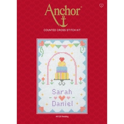 Anchor Starter Cross Stitch Kit - Wedding Anchor Starter Cross Stitch Kit - Wedding