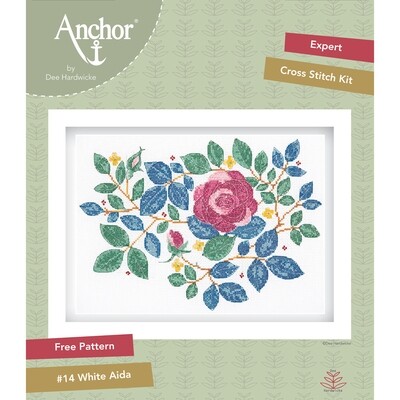 Anchor by Dee Hardwicke - Rose Garden Cross Stitch Kit Anchor by Dee Hardwicke - Rose Garden Cross Stitch Kit