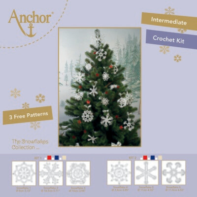 Anchor Crochet Kit - Snowflakes Crochet Set Anchor Crochet Kit - Snowflakes Crochet Set