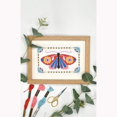 Modelo Butterfly Cross Stitch