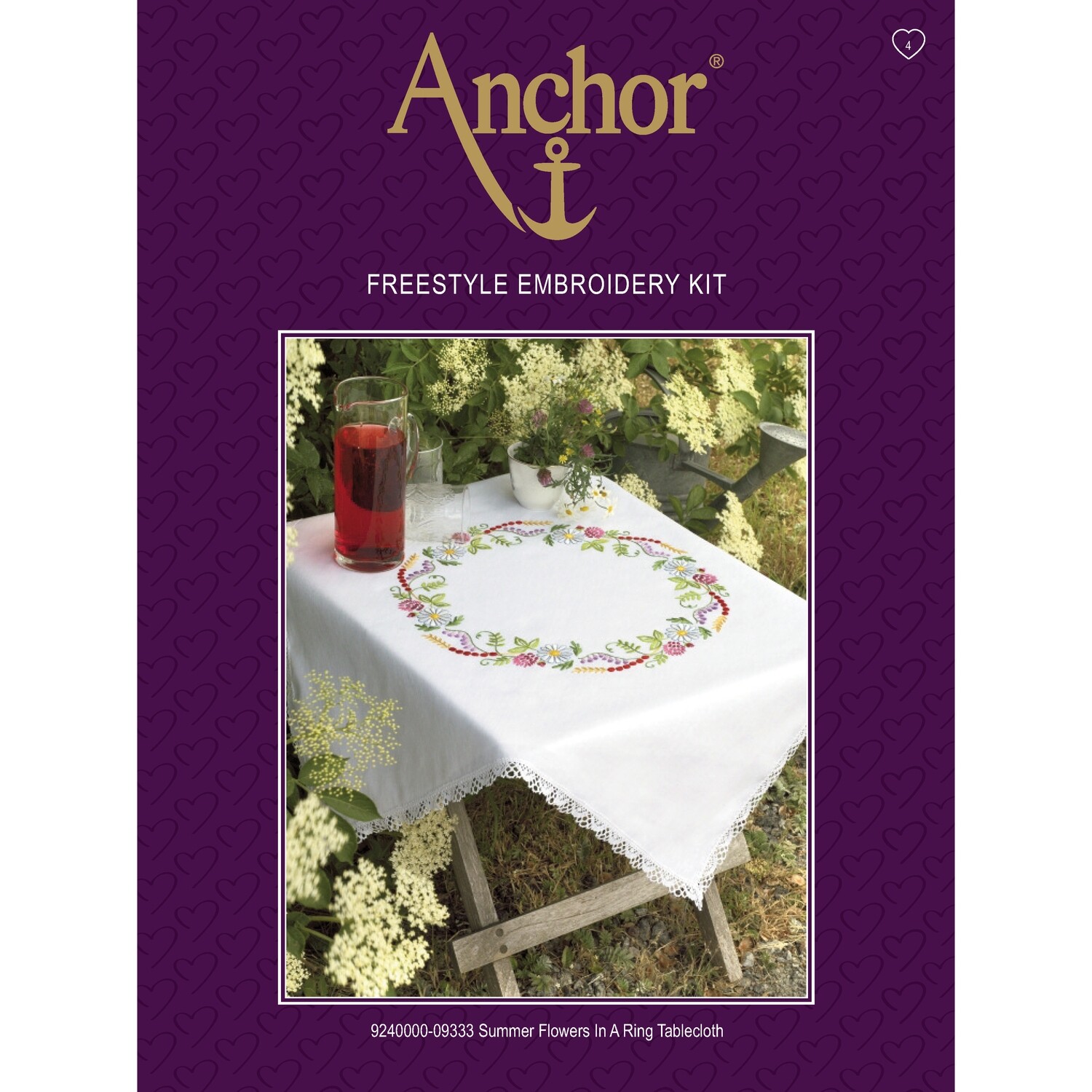 Anchor Essentials Freestyle Kit - Summer Flowers Tablecloth