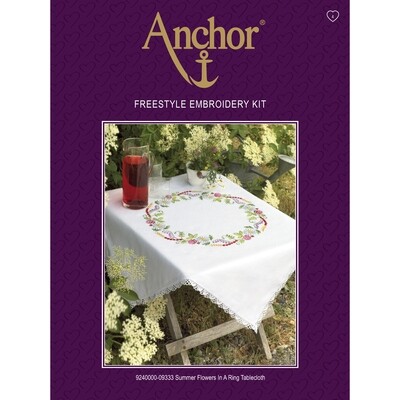 Anchor Essentials Freestyle Kit - Summer Flowers Tablecloth Anchor Essentials Freestyle Kit - Summer Flowers Tablecloth