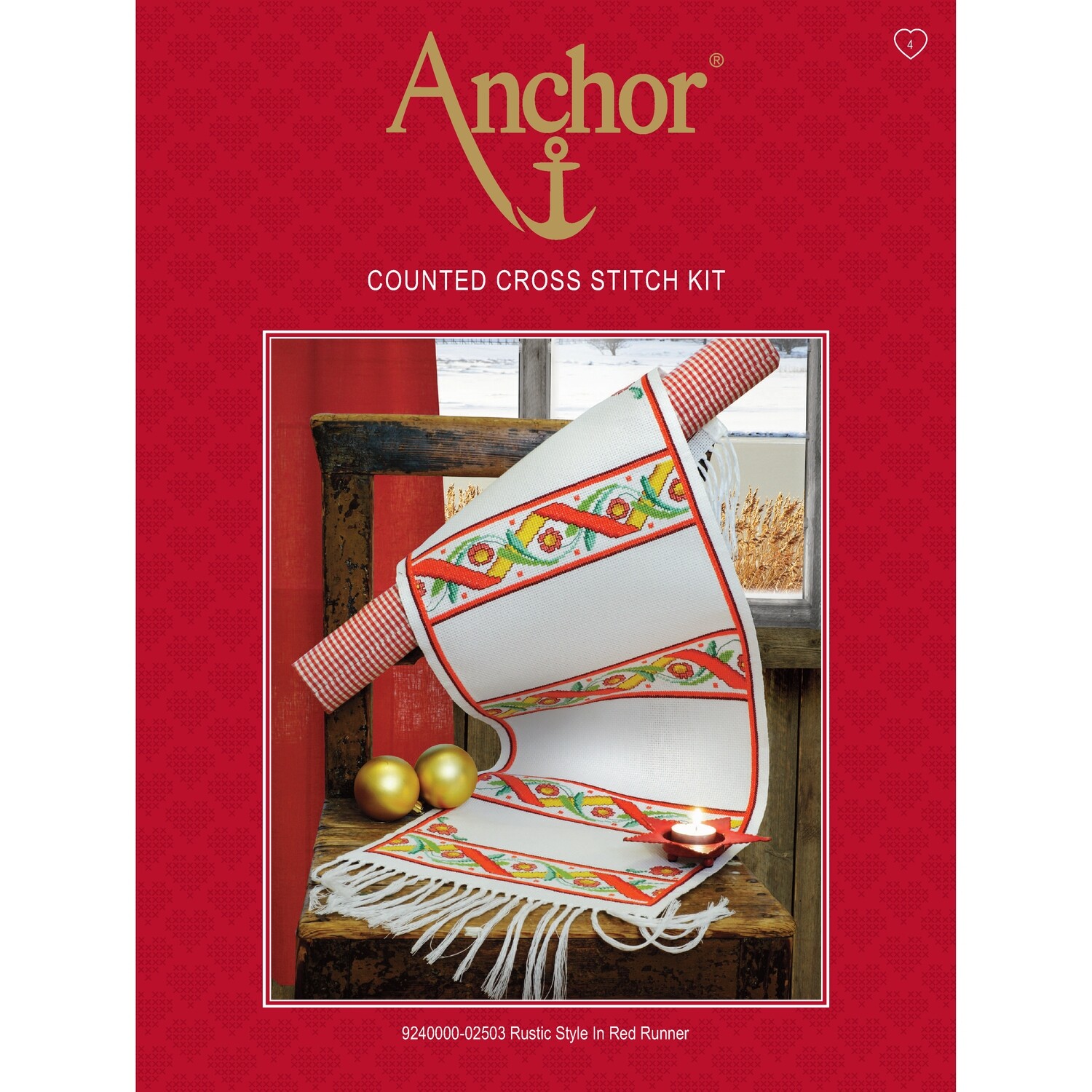 Anchor Essentials Cross Stitch - Rustic Style Runner